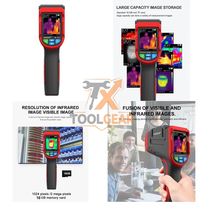 Nf 521 Thermal Imaging Camera - Câmeras de segurança NOYAFA NF-521 com