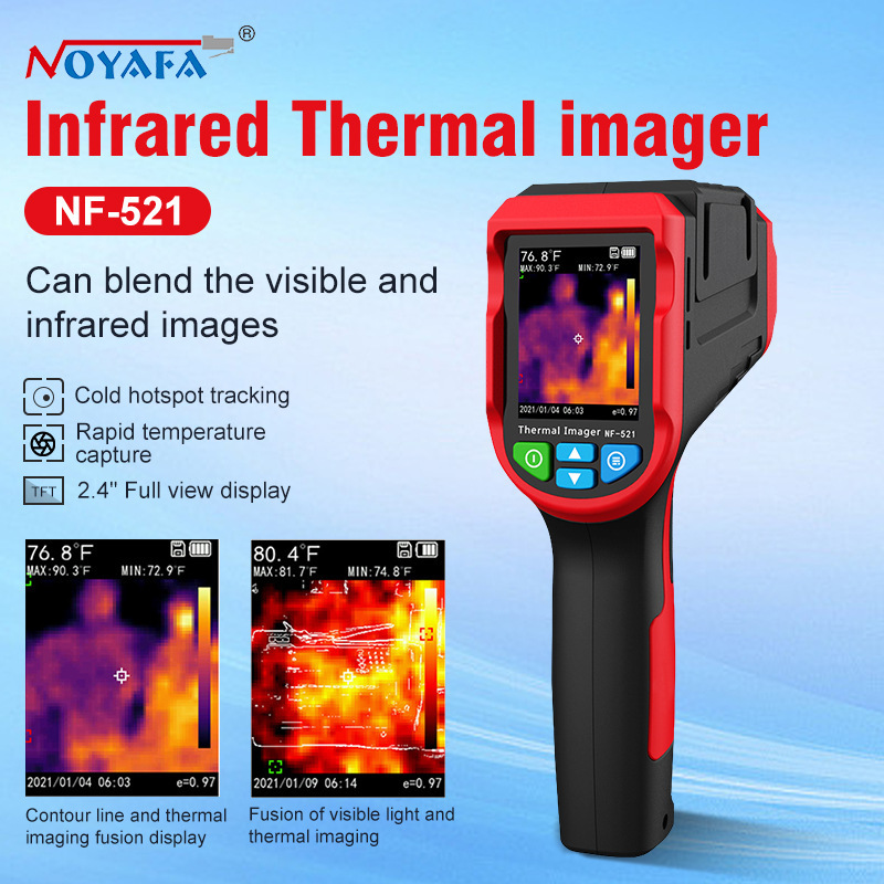Termômetro de medição de tempe - Nf 521 Thermal Imaging Camera avaliação e preço