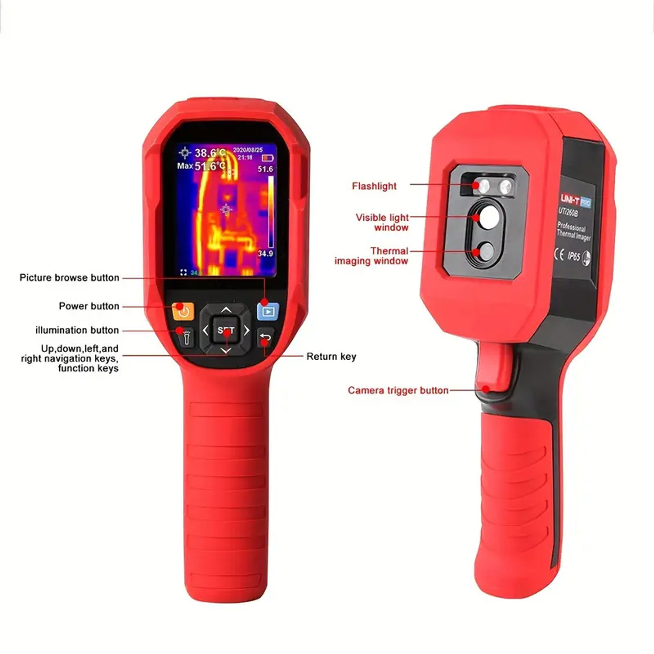 Câmera Termográfica UNI-T UTi2 - Thermal Imaging Camera 256X192 avaliação e preço