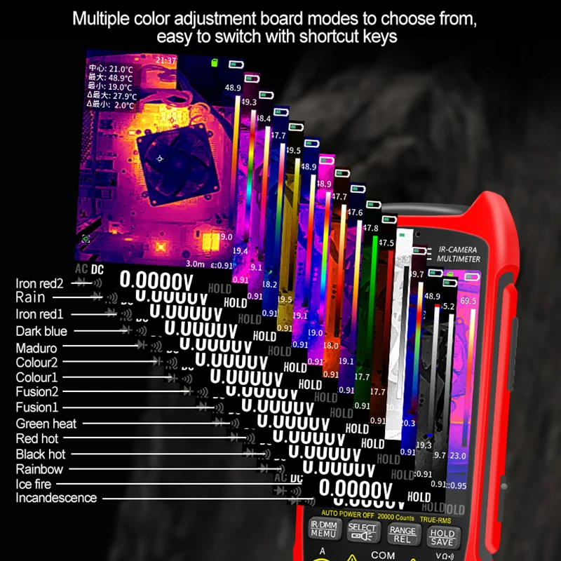Multímetro com Imagem Térmica  - Thermal Imager Pcb Repair avaliação e preço